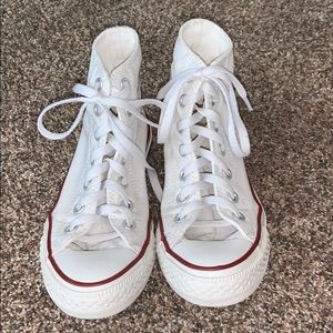 White High Top Converse